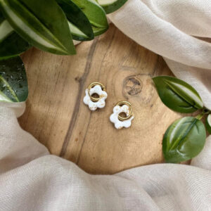 Boucles d’oreilles en fleur ❀