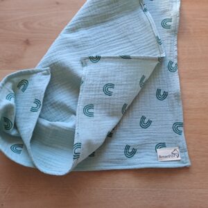 Patte en double gaze - Arc-en-ciel