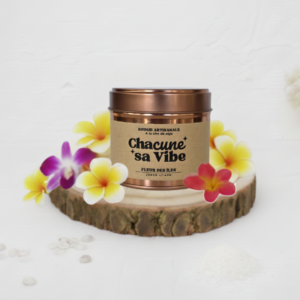 Bougie artisanale - Fleur des îles - 200gr