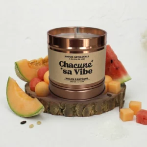 Bougie artisanale - Melon Pastèque - 200gr
