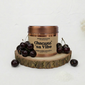 Bougie artisanale - Cerise noir explosive - 200gr