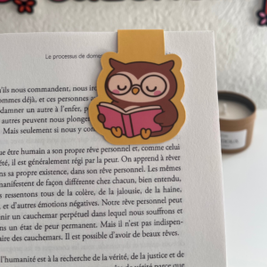 Marque-page magnétique Hibou