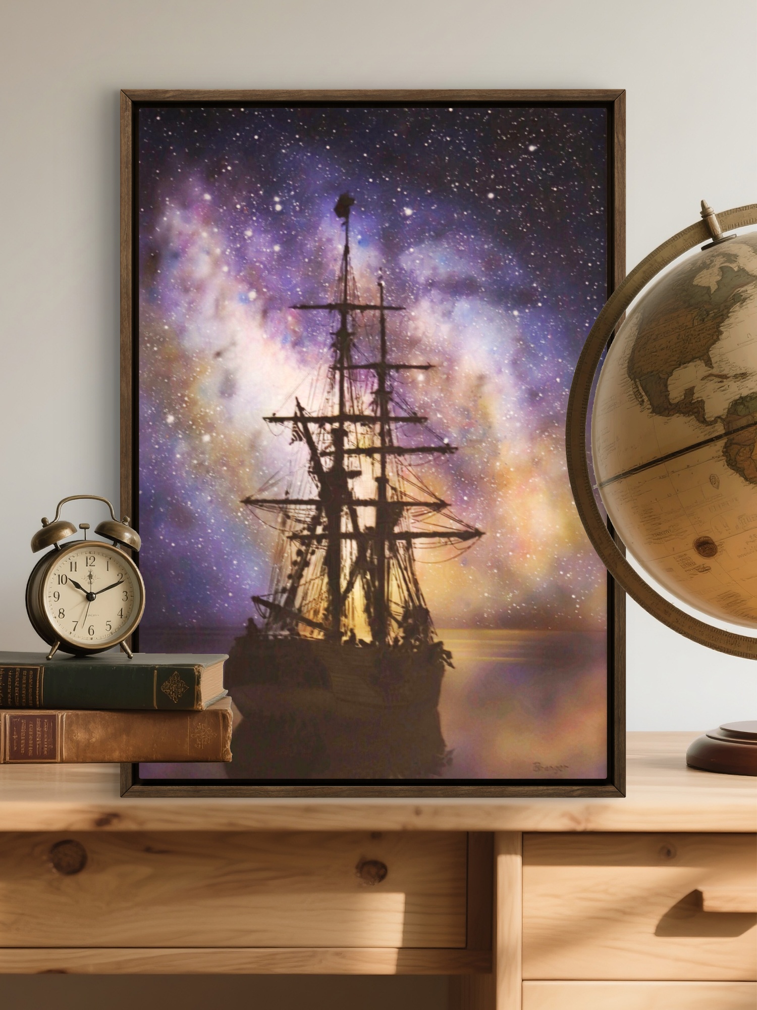 Le voyage céleste du Galion en situation