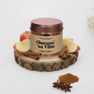 Bougie artisanale - Pomme cannelle - 200gr