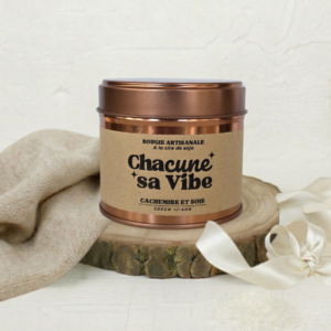Bougie artisanale - Cachemire et Soie - 200gr