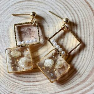 Boucles d’Oreilles - Nuage de Gypsophile