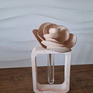 Vase soliflore en plâtre