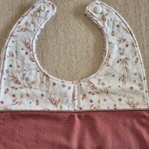 Bavoir classique "vieux rose"