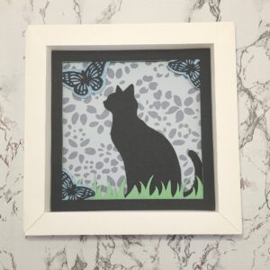 Cadre 3D Élégance féline