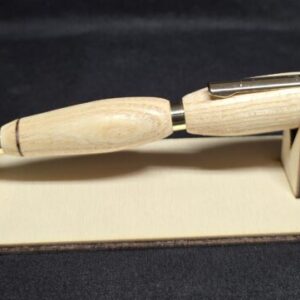 Stylo bille en érable massif, mécanisme doré