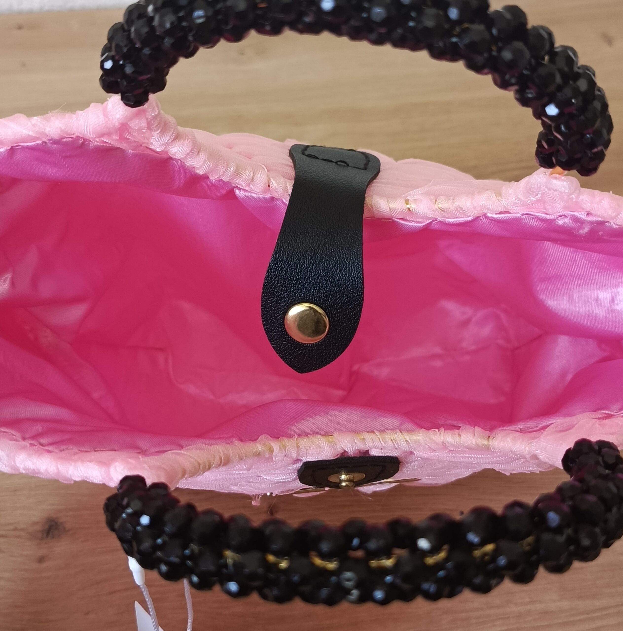 Sac fait main Rosélia - rose – Image 4