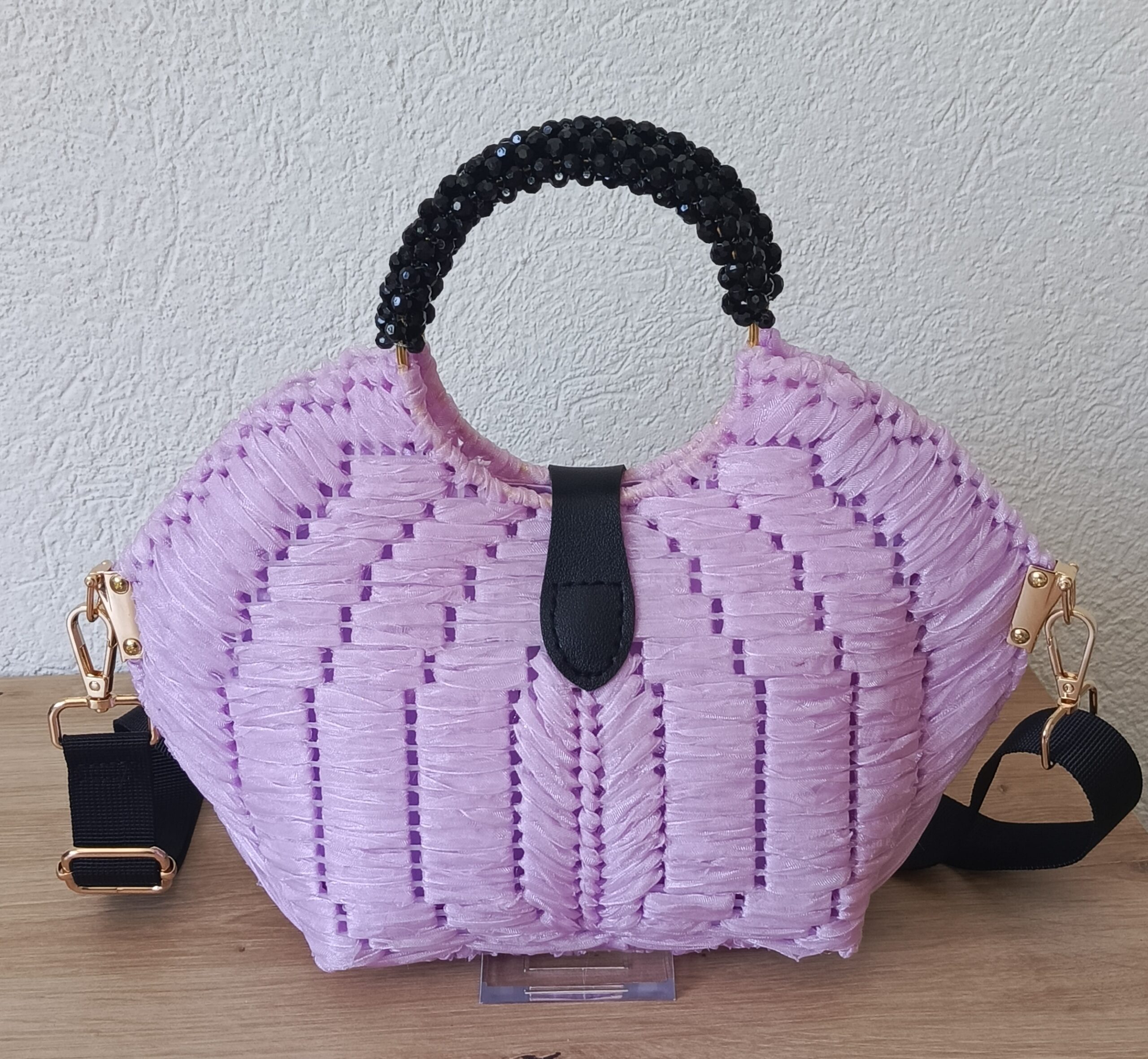 Sac fait main Rosélia - lilas – Image 3