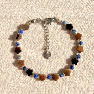 Bracelet ORION - Lapis-lazuli & Œil de tigre