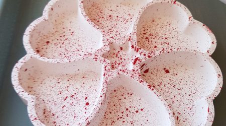 Plateau décoratif en plâtre